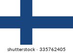 flag of finland | Shutterstock .eps vector #335762405