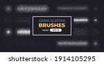 halftone grain scatter brushes... | Shutterstock .eps vector #1914105295