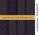 luxury golden vector patterns... | Shutterstock .eps vector #503308675