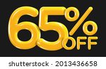 65 percent off. discount... | Shutterstock .eps vector #2013436658