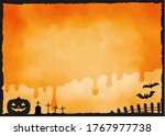 halloween background material   ... | Shutterstock .eps vector #1767977738