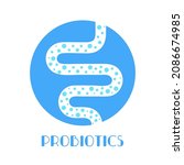probiotics. good bacteria and... | Shutterstock .eps vector #2086674985