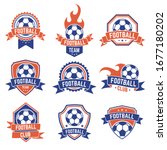 soccer club emblem. football... | Shutterstock .eps vector #1677180202