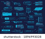 futuristic callouts titles.... | Shutterstock .eps vector #1896993028