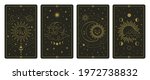 moon and sun tarot cards.... | Shutterstock .eps vector #1972738832
