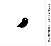 bird filled icon illustration ... | Shutterstock .eps vector #1674178228