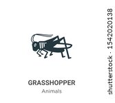 Grasshopper Vector Icon On...