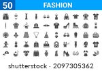 Set Of 50 Fashion Web Icons....