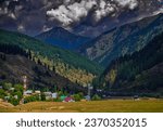 Small photo of The unexplored and beautiful Gurez valley in Jammu and Kashmir near the line of control with Pakistan occupied Kashmir