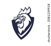 Chicken Rooster Mascot Logo...