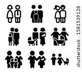 family icon isolated sign... | Shutterstock .eps vector #1581539128