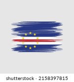 cape verde flag brush vector | Shutterstock .eps vector #2158397815