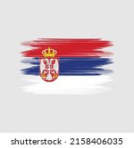 slovakia flag brush vector... | Shutterstock .eps vector #2158406035