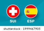 switzerland vs spain match... | Shutterstock .eps vector #1999467905