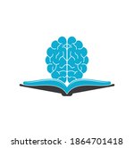 Book Brain Logo Design....