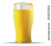 glass of beer vector | Shutterstock .eps vector #20353303