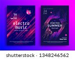 electronic music festival... | Shutterstock .eps vector #1348246562