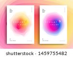minimal poster layout with... | Shutterstock .eps vector #1459755482