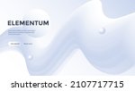 neumorphism abstract poster... | Shutterstock .eps vector #2107717715