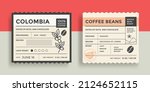 packaging design for coffee.... | Shutterstock .eps vector #2124652115