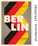 Illustrated Berlin Poster With...