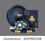 Casino Roulette Set Card Chips...