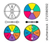 Board Game Color Spinner With...