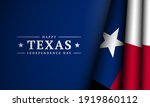 texas independence day... | Shutterstock .eps vector #1919860112