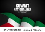 kuwait national day background. ... | Shutterstock .eps vector #2112170102