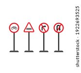 image traffic signs  used to... | Shutterstock .eps vector #1922693525