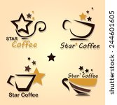 star coffee | Shutterstock .eps vector #244601605