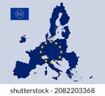 Europe Map And European Union...