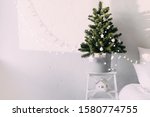 interior living room in white... | Shutterstock . vector #1580774755