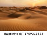 Empty Quarter Desert Dunes At...