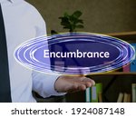 Small photo of Encumbrance sign on the sheet.