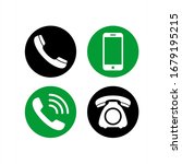 phone and telephone icon vector.... | Shutterstock .eps vector #1679195215