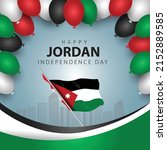 elegant jordan independence day ... | Shutterstock .eps vector #2152889585