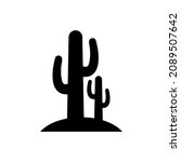 Cactus Vector Icon Isolated On...
