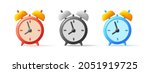 Set Of 3d Render Icons Of Clock ...