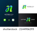 Letter N Logo Template Design...