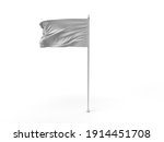 waving flag 3d illustration... | Shutterstock . vector #1914451708