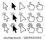 set of pointer cursor mouse icon | Shutterstock .eps vector #1855431442