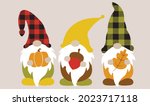 fall gnomes svg vector... | Shutterstock .eps vector #2023717118