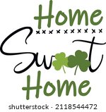 home sweet home svg vector... | Shutterstock .eps vector #2118544472