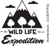 wild life expedition svg vector ... | Shutterstock .eps vector #2118597932