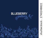 Vector Blueberry Pattern. The...