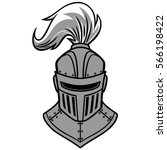 Knight Front View Illustration