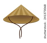 Chinese Conical Straw Hat...