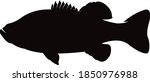 Bass fish Vector. Great to use as bass fishing Decal, Shirts. etc