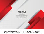 modern abstract red and white... | Shutterstock .eps vector #1852836508